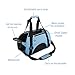 MisteSun Cat Carrier,Soft-Sided Pet Travel Carrier for Cats,Dogs Puppy Comfort Portable Foldable Pet Bag Airline Approved (Small, Blue)thumb 3