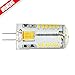 MUMENG 10 Pack 5W AC/DC 12v 350LM Bright G4 LED Lights Bulb Lamps 57 LED SMD3014 Warm White G4 Base LED Bulbs Non-dimmable 20W Incandescent Bulb Equivalent