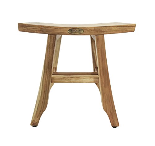 EcoDecors Satori Shower Stool, Natural
