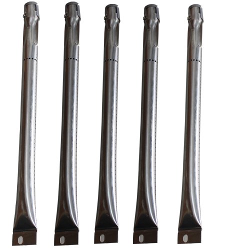 Stainless Steel Pipe Burner (5-Pack) For Brinkmann 810-1575-W, 810-1750-S, 810-6345-0, 810-7450-S, 810-8401-S, 810-8502-S, Charmglow 810-7450-S, 810-8532-F, 810-8550-S (Dims: 16 3/16" X Dia. 1")