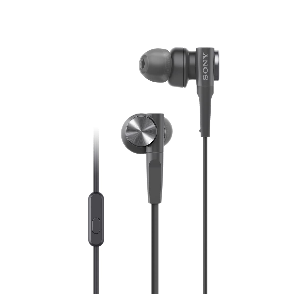 Sony MDR-XB55AP In-Ear Extra Bass Headphones with mic for phone calls - Black