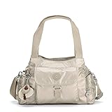 Kipling Felix Large Metallic Handbag Gleaming Gold Metallic