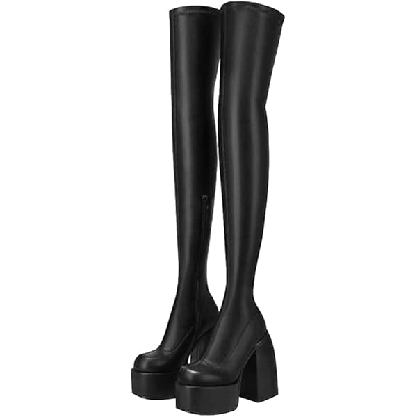 Amazon.com | Womens Wedge Platform Over The Knee Boots