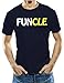 Universal Apparel Men's Funcle Fun Uncle T-Shirt XL Navy