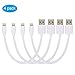 NexGadget 4-Pack [8 Inches] USB Charging Lightning Cable For iPhone 7/7Plus/6s Plus/6s/6/5/5S/5C/SE, iPad Pro, iPad Air, iPad Mini And More