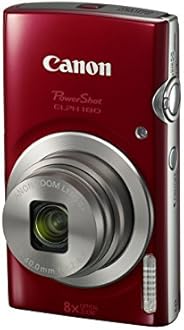 Canon PowerShot ELPH 180 Digital Camera w/ Image Stabilization and Smart AUTO Mode (Red)