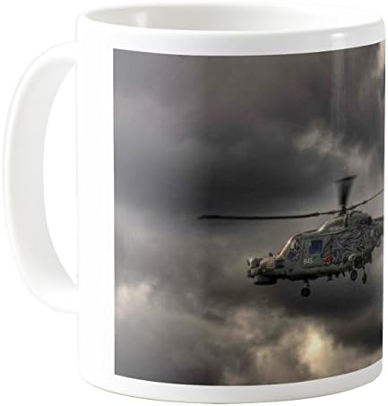 AquaSakura - Aw139 Agustawestland Westland Helicopter Wild Cat Royal - 11oz Ceramic Coffee Mug Tea Cup