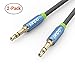 iXCC [2Packs] 3Feet Male to Male 3.5mm Universal Auxiliary Audio Stereo Cable for All 3.5mm-Enabled Devices, Apple, Samsung, Android, MP3 Player