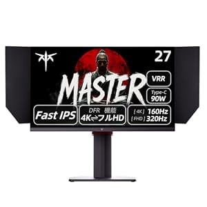 KTC 27インチ ゲーミングモニター 4K 160Hz FHD 320Hz Fast IPS HDR400 27M1 Max