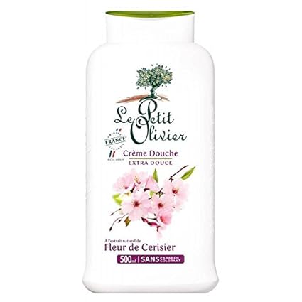 Le Petit Olivier Crème Douche Extra Douce Fleur De Cerisier