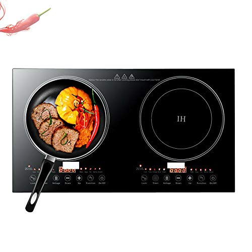 Double Induction Cooktop Cooker 2400W 110V Digital Electric Countertop