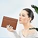 ONLVAN Leather Travel Jewelry Case Roll Bag Soft Travel Jewelry Organizer Storage for Necklace, Earrings, Rings, Bracelet (Triple Fold 8.26
