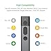 Doosl Upgraded Presentation Remote Clicker Green Light, Metal Powerpoint Clicker 400mAH Rechargeable Hyperlink PPT Office Wireless Presenter Remote for Mac Laptop