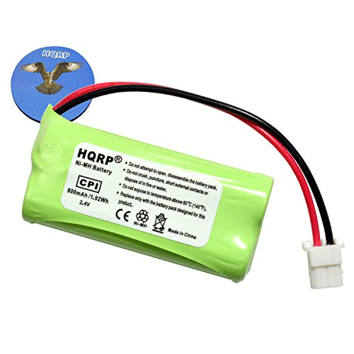 HQRP Phone Battery for VTech CS6328, CS6328-2, CS6328-3, CS6328-4 CS6328-5 CS6329 CS6329-2 CS6329-3 CS6329-4, CS6329-5, LS6325, LS6325-2, LS6325-3, LS6325-4, LS6325-5 Cordless Telephone + Coaster