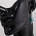 Sterling Silver Blue Turquoise Gemstone Vintage Marquise Shape Rope Edge Dangle Hook Earrings 1.4