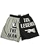 Fun Boxers - Mens The Man The Legend Boxer Shorts, Grey, Black 31349-X-Large