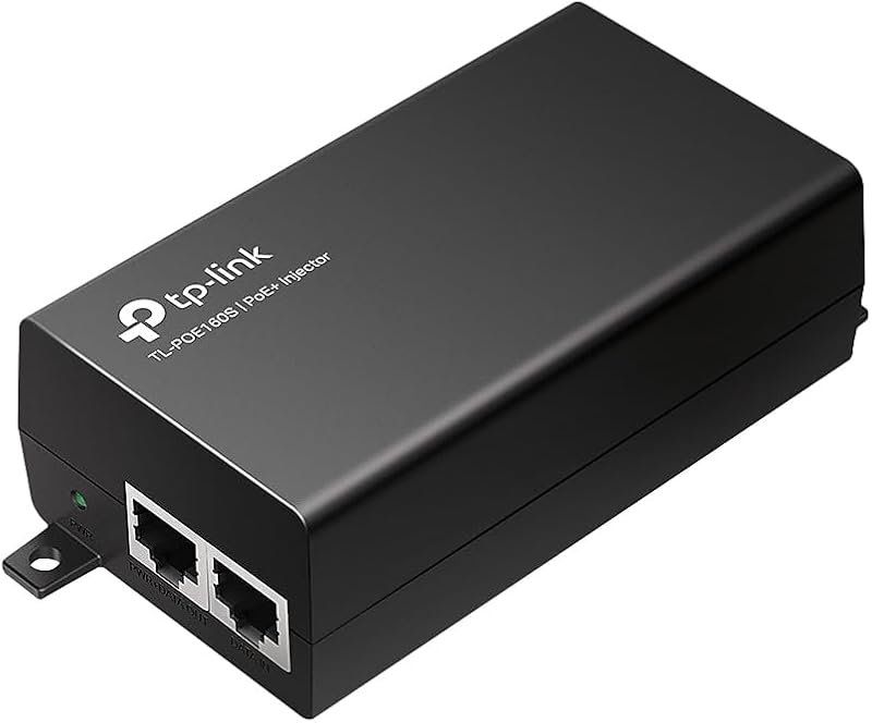 TP-Link TL-PoE160S Gigabit PoE Injector 802.3at/af Adapter Up to 30W Plug Play