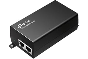 TP-Link Gigabit PoE Injector Adapter, IEEE802.3af/at Compliant, Integrated Power Supply, Supplies up to 30 W, 2 gigabit Ports