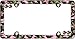 Cruiser Accessories 23093 Camo-Girl License Plate Frame, Chrome w/Fastener caps, 1 frame