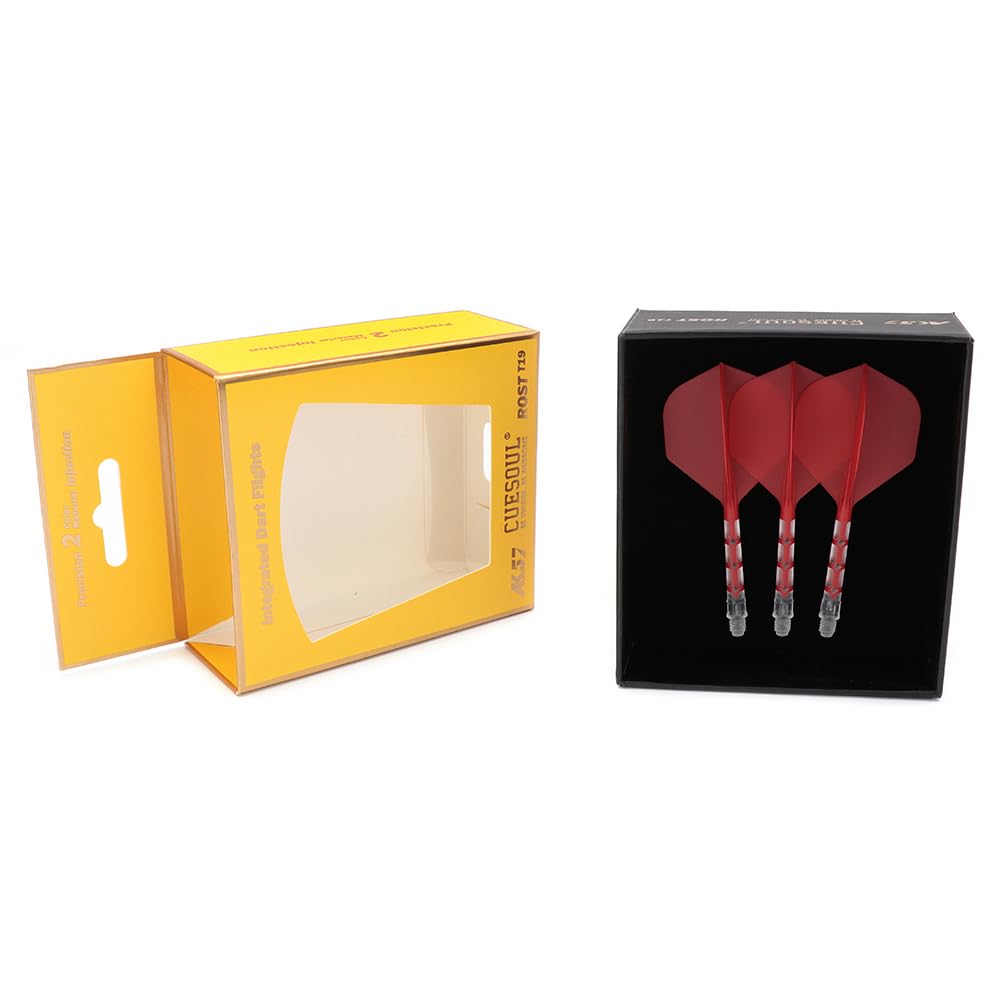 CUESOUL ROST T19 Integrated Dart Shaft and Flight,Standard Shape,Set of 3