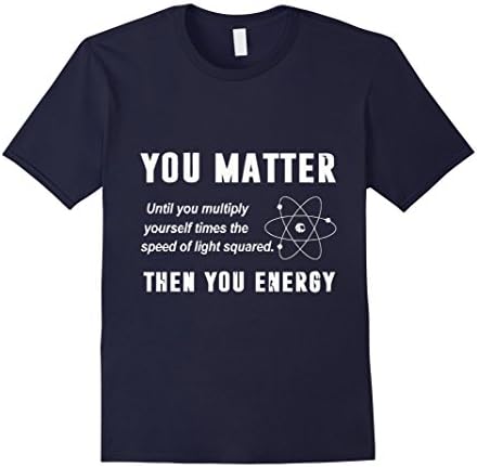 Men's You Matter Then You Energy T-Shirt 2XL Navy