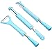 nuosife 3-Piece Fruit Vegetable Peeler Set Y Style, Double Sides,One Sides