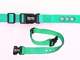 Sparky Pet Co Universal Nylon 1" 3-Consecutive Hole Dog Strap for Remote Trainers (Teal) PIF 275-19
