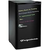 FRIGIDAIRE EFR331-BLACK 3.2 Cu ft Eraser Board Mini Compact Dorm Fridge (Black)