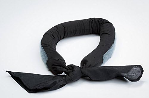 Unicurler - Universal Hair Bandana - heat free curls no need for curling rollers (Black)