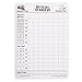 Yellow Mountain Imports 3-Pack Mexican Train and Chicken Foot Dominoes Scorepad - 180 Sheets