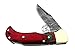 Multi Colour Wood 6.5'' 100% Handmade Damascus Steel Folding Pocket Knife 100% Prime Quality