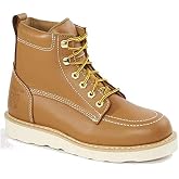 Rhino 62T06 6 inch Moc Toe Leather Work Boot - Butternut 9