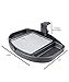 Stand Up Desk Store Clamp On 360 Degrees Swivel Out Mouse Tray with Storage for Desks and Tables Up to 1.5