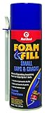 Red Devil 0913 Foam & Fill Small Gaps & Cracks Expanding Polyurethane Foam Sealant, 12-Ounce, Off White