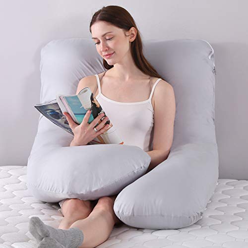 BATTOP Pregnancy Pillow for Sleeping Full Body Maternity Pillow for