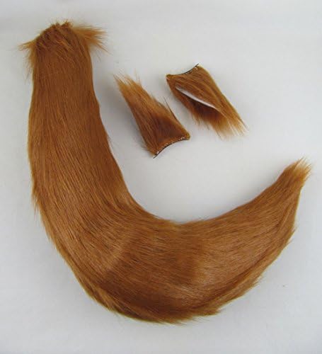 HappylifehereFurry Fox Ears Tail Set For Cosplay Halloween Party Dressing
