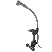 Instrument Microphone Clip Clamp for Violin, Viola, Banjo and Mandolin,Black,1 Pack
