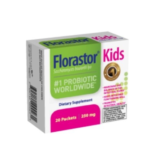 Florastor Probiotic For Kids 20 Packets, 250 Mg