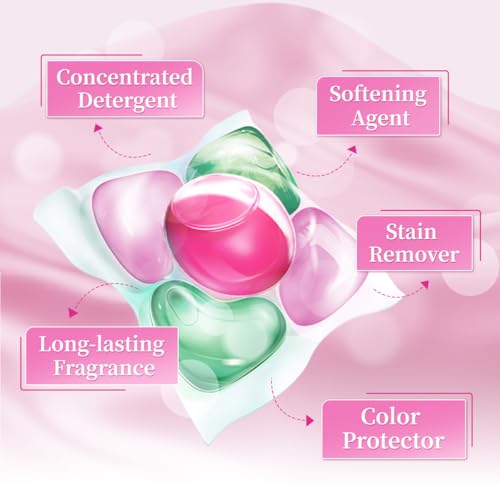 Centralin Arfum Pods, 5-In-1 Laundry Detergent Capsules With German Formulated Pods And 16 Weeks Of Long-Lasting Fragrance (Eternal, Amore, Lily), 3 X 42 (126 Capsules)