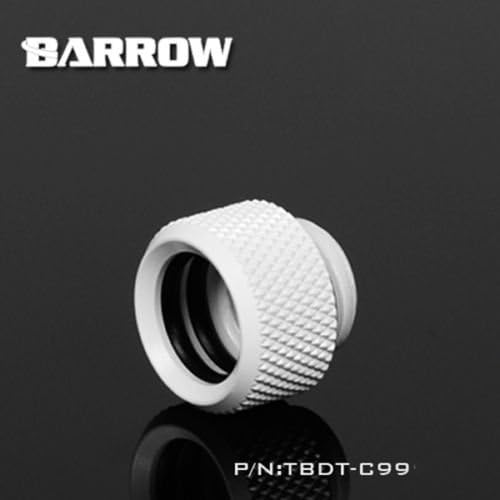 Barrow Crossfire Multi Link Adapter Pair For 14mm OD Rigid Acrylic Tubing White