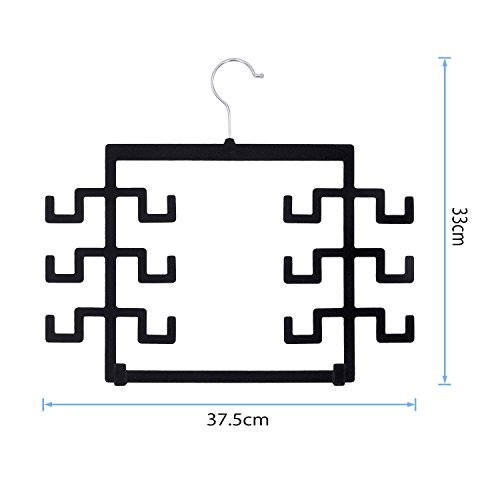 IEOKE Dress Hangers Organizer Hangers Non-slip Velvet Closet Hangers - For women Closet