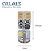 Calais Super Bright 194 168 175 2825 921 T10 W5W White Error Free CANBUS Wedge LED Car Lights Bulb for License Plate Interior Map Dome Side Marker Light