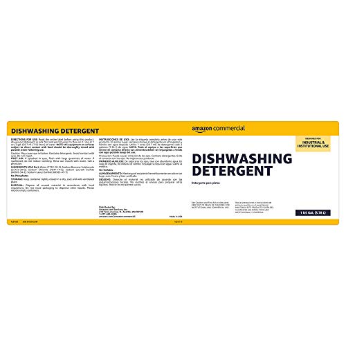 4 AmazonCommercial+Dishwashing+Detergent+1+Gallon+2+Pack