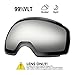 OutdoorMaster Ski Goggles PRO Replacement Lens - 20+ Choices (VLT 99% Clear Lens)