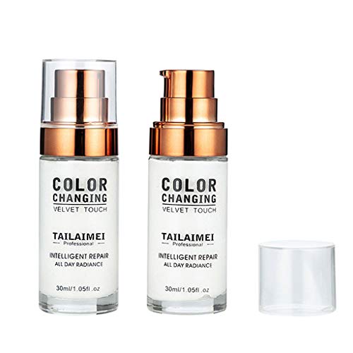 Chenchen Itd Concealer Makeup,Color Changing Foundation Makeup Base Nude Face Liquid Cover Concealer Brighten, Face Powder, Beauty & Personal Care,