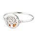 joymiao Essential Oil Diffuser Bracelet,Aromatherapy Jewelry Stainless Steel Locket Bracelets with 8 Color Pads,Women Men Jewelry Gift Set