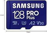 Samsung PRO Plus 128GB microSDXC UHS-I U3 with SD Adapter Blue view 6