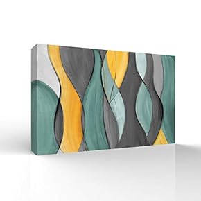 Abstract Colorful Lines Painting for Bedroom Living Room