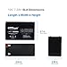 ExpertPower® 12V 7.2AH Sealed Lead Acid (SLA) Rechargeable Battery for Security Alarm System With F2 Terminals || EXP1272