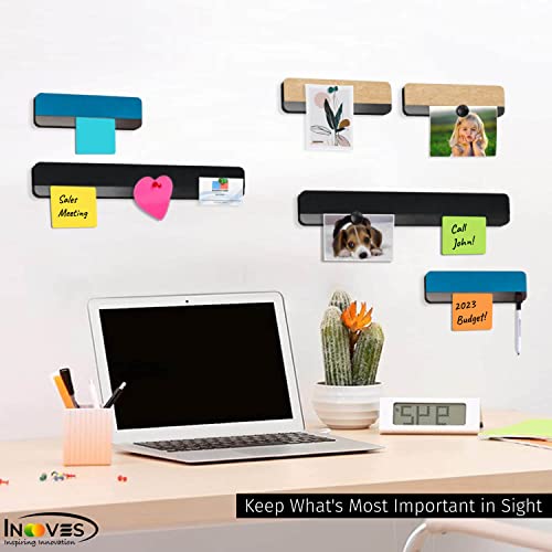Inooves Combo Bulletin Board Strips Felt Cork Board Strips with Metal